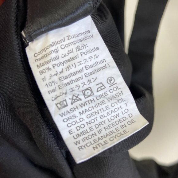 SHEIN Sport Studio Solid Black Color Twist-Front Sports Bra - Picture 6 of 9